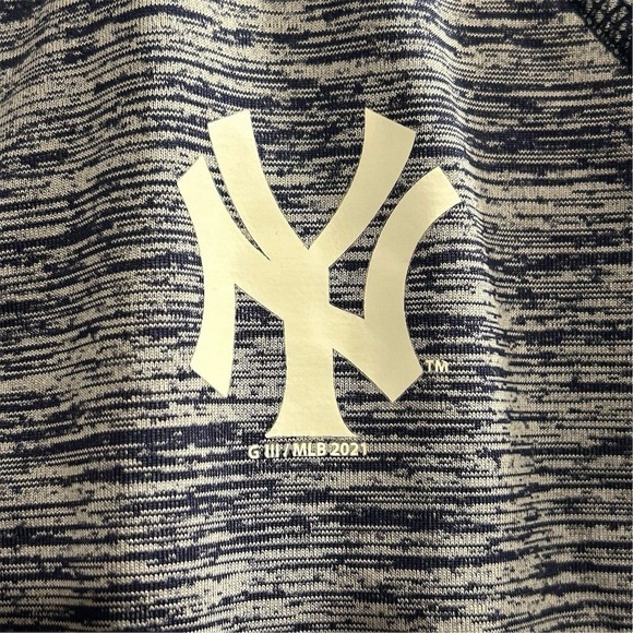 NY Yankees Genuine Merchandise 4her Women's Full Zip Hooded Jacket Blue Size M - Picture 4 of 14